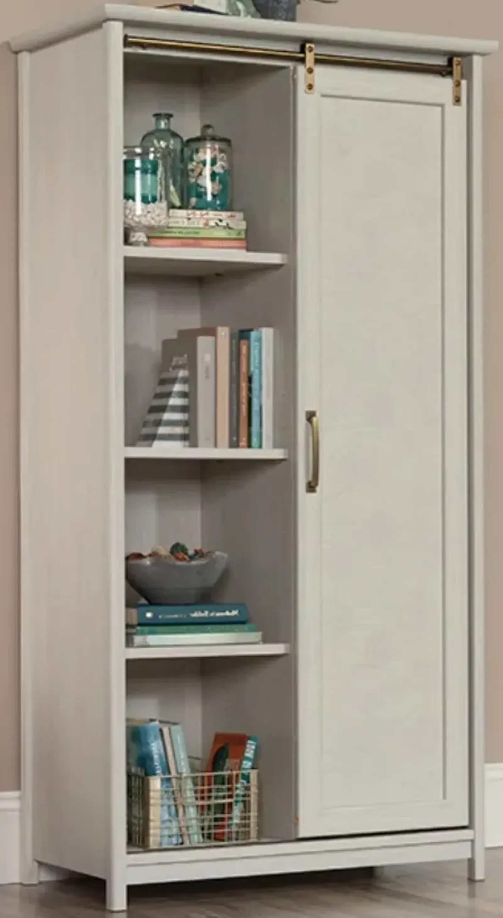 Sauder® Coral Cape® Glacier Oak® Storage Display Cabinet