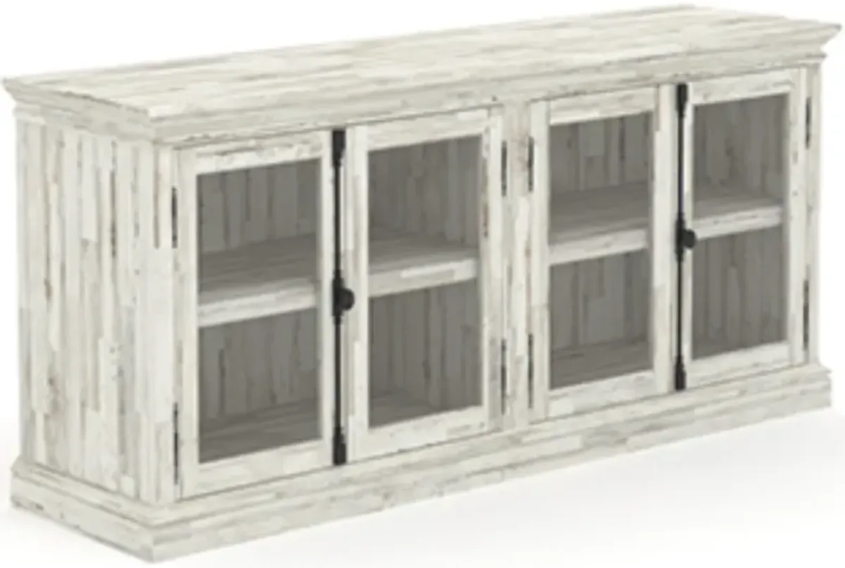 Sauder® Barrister Lane® White Plank® TV Credenza