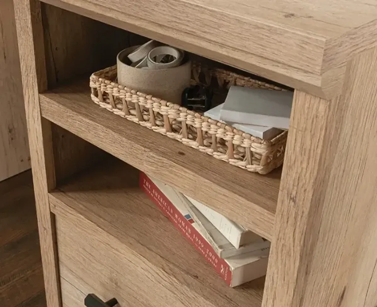 Sauder® Aspen Post® Prime Oak® Desk with File Drawer