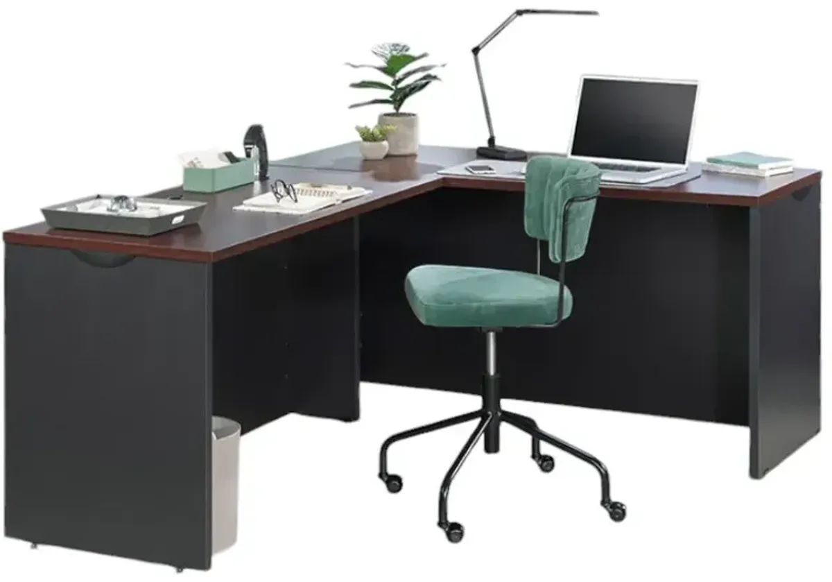 Sauder® Via Classic Cherry® Executive Office Desk