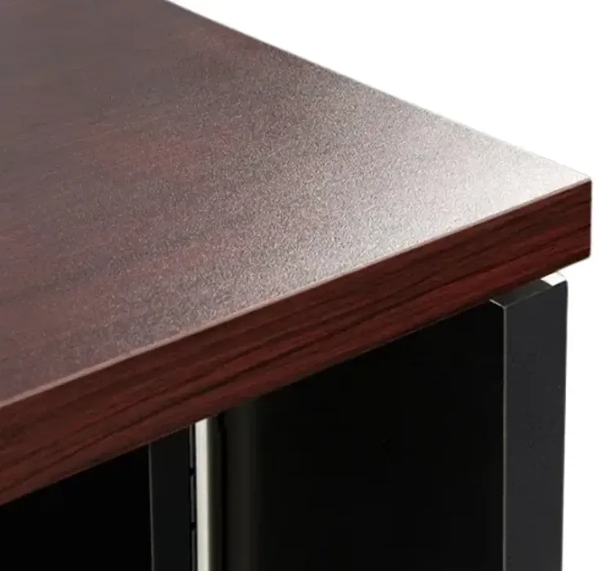 Sauder® Via Classic Cherry® Adjustable Standing Desk