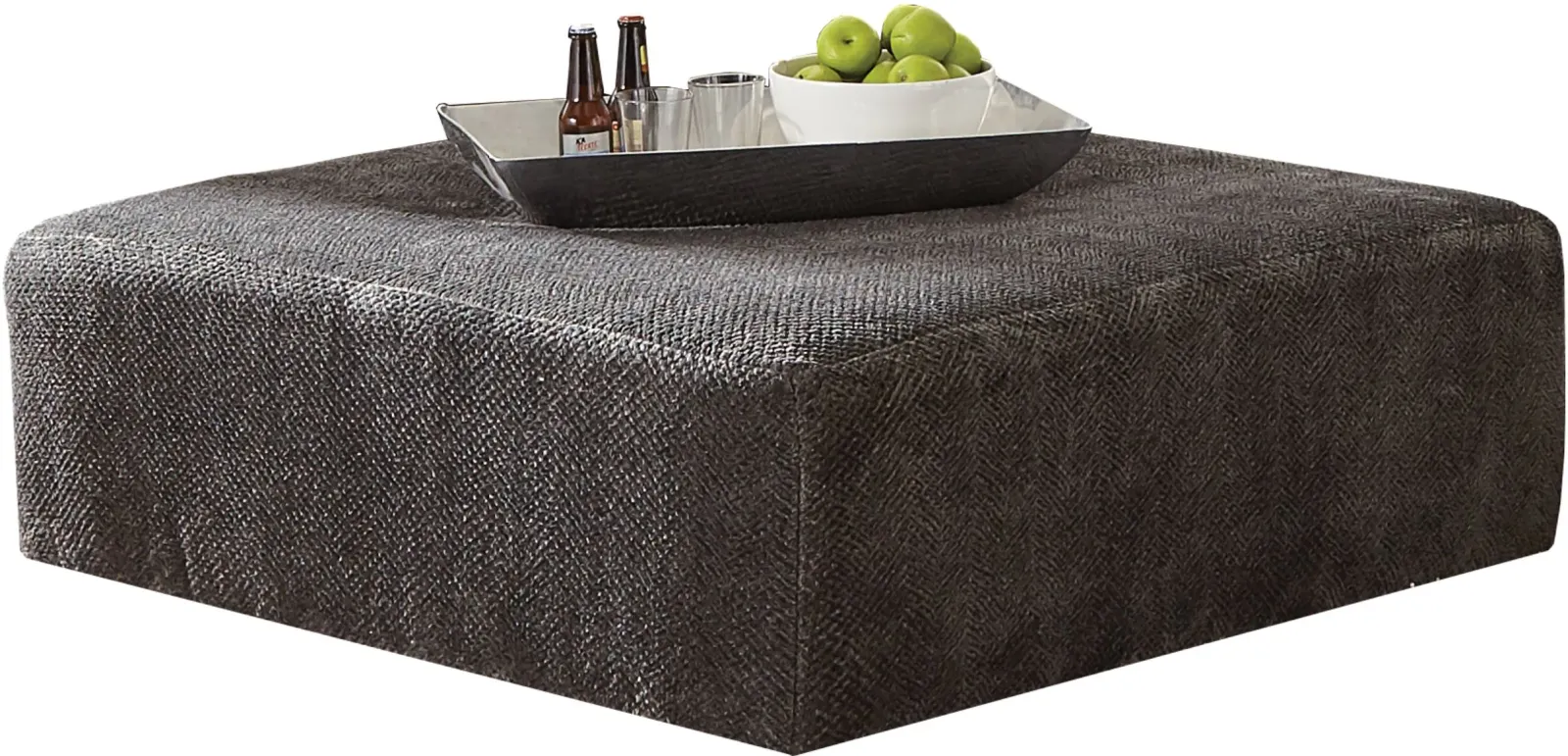 iAmerica Furniture Hercules Smoke 40" Ottoman