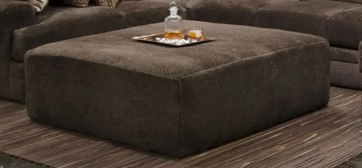 iAmerica Hercules Chocolate 51" Cocktail Ottoman