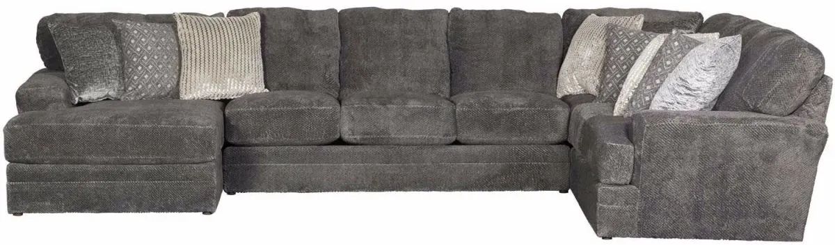 iAmerica Furniture Hercules Smoke 3 Piece Sectional P81100894