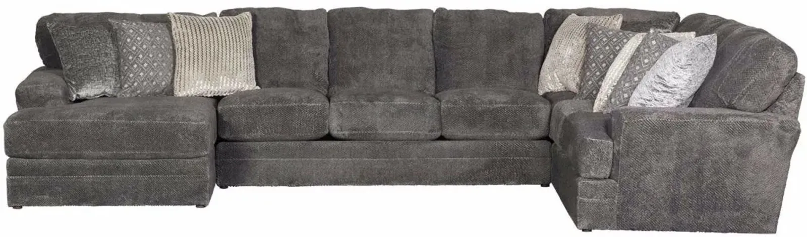 iAmerica Furniture Hercules Smoke 3 Piece Sectional P81100894