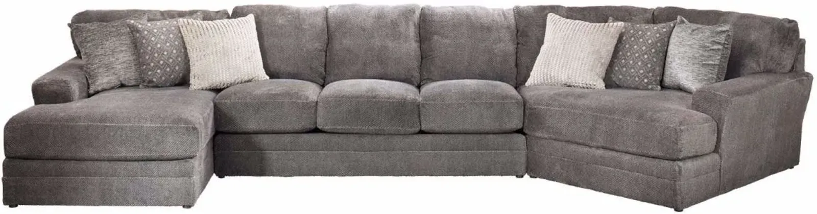 iAmerica Furniture Hercules Smoke 3 Piece Sectional P02579399