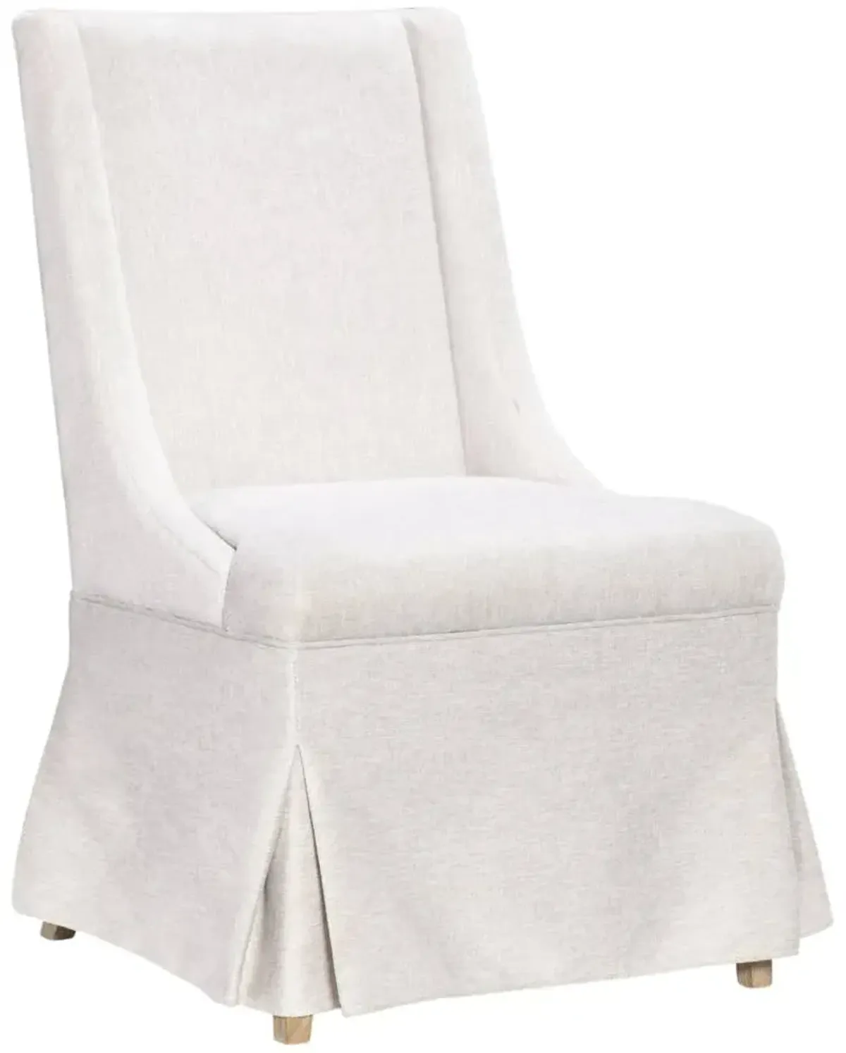 Legacy Classic Torrance Aged Driftwood Slipcovered Side Chair