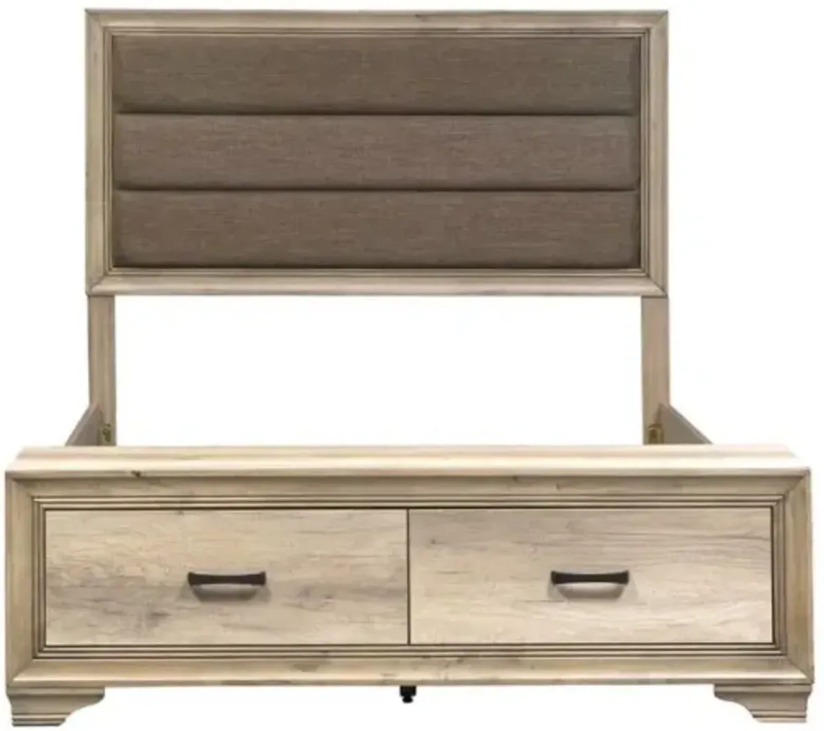 Liberty Furniture Sun Valley Light Brown Full Upholstered Storage Bed