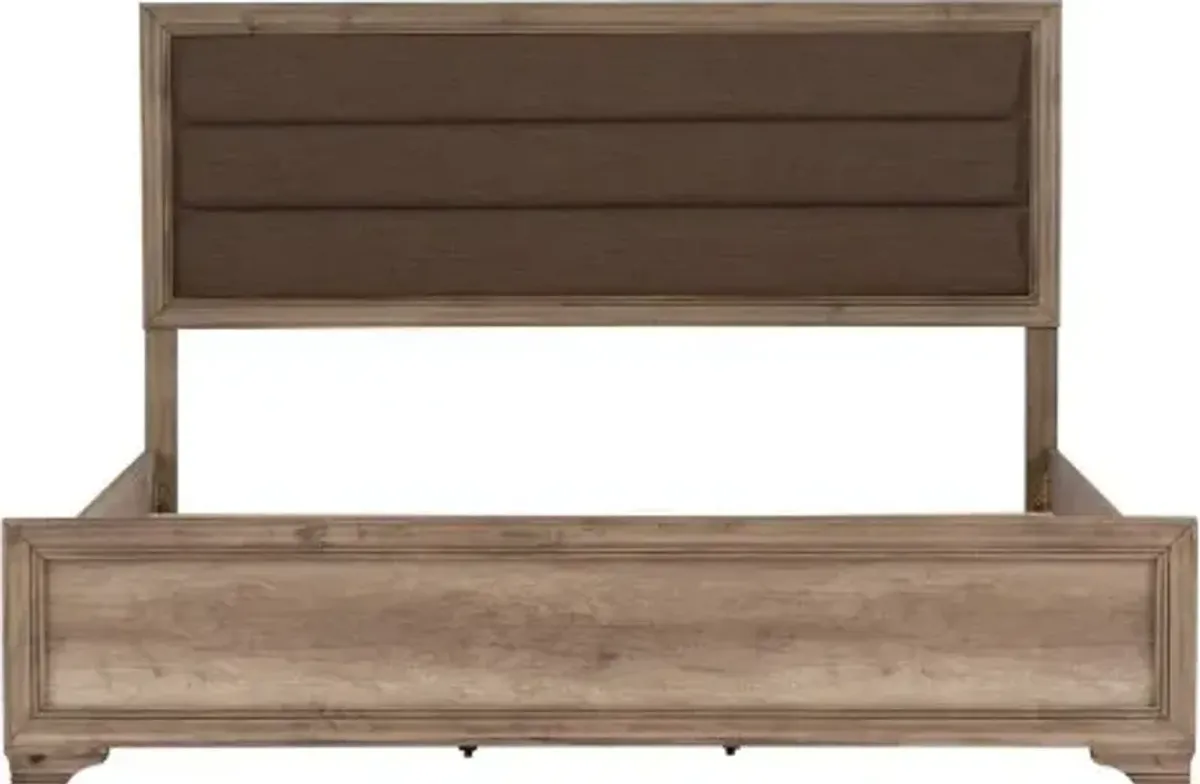 Liberty Furniture Sun Valley Sandstone Upholstered King Bed