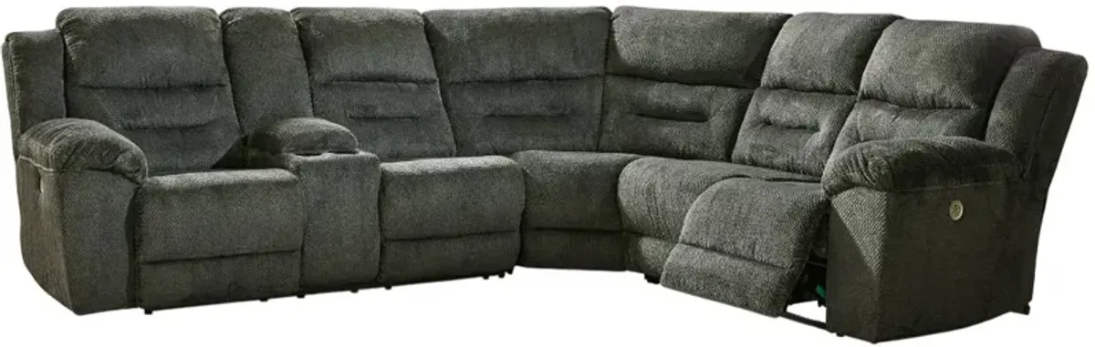 Signature Design by Ashley® Nettington 3-Piece Power Reclining Sectional with Console
