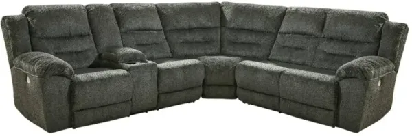 Signature Design by Ashley® Nettington 3-Piece Power Reclining Sectional with Console