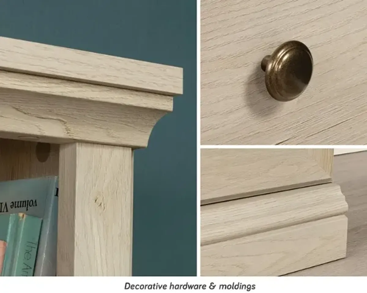 Sauder® Chalked Chestnut® Bookcase with Drawers