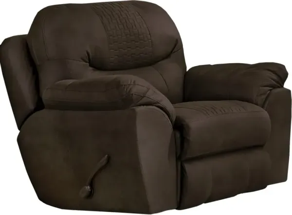 iAmerica Mashburn Chocolate Rocker Recliner