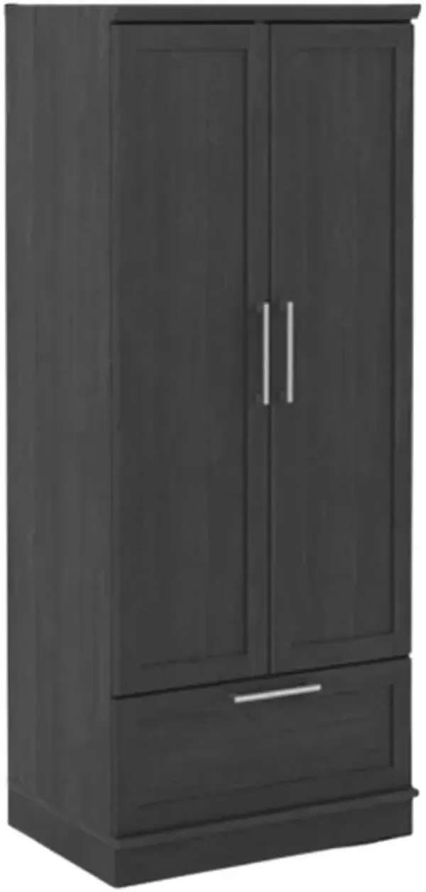 Sauder® HomePlus Raven Oak® Wardrobe Armoire Cabinet