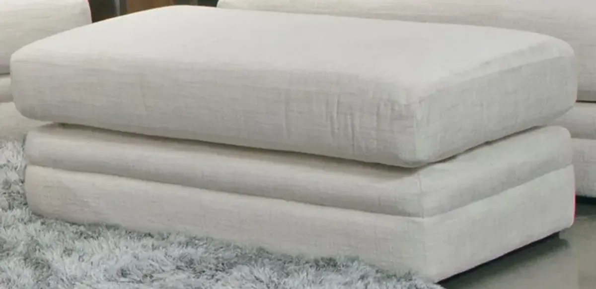iAmerica Relax Cream Ottoman