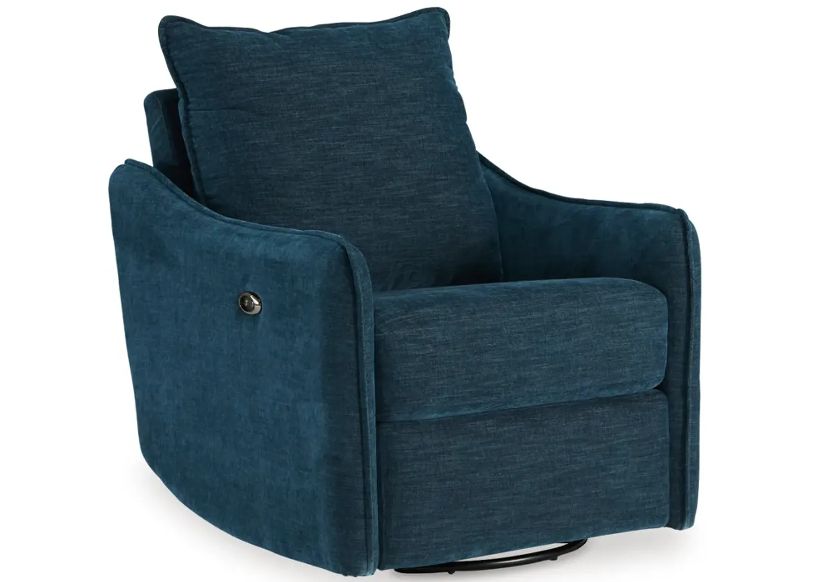 Signature Design by Ashley® McBurg Navy Swivel Power Recliner