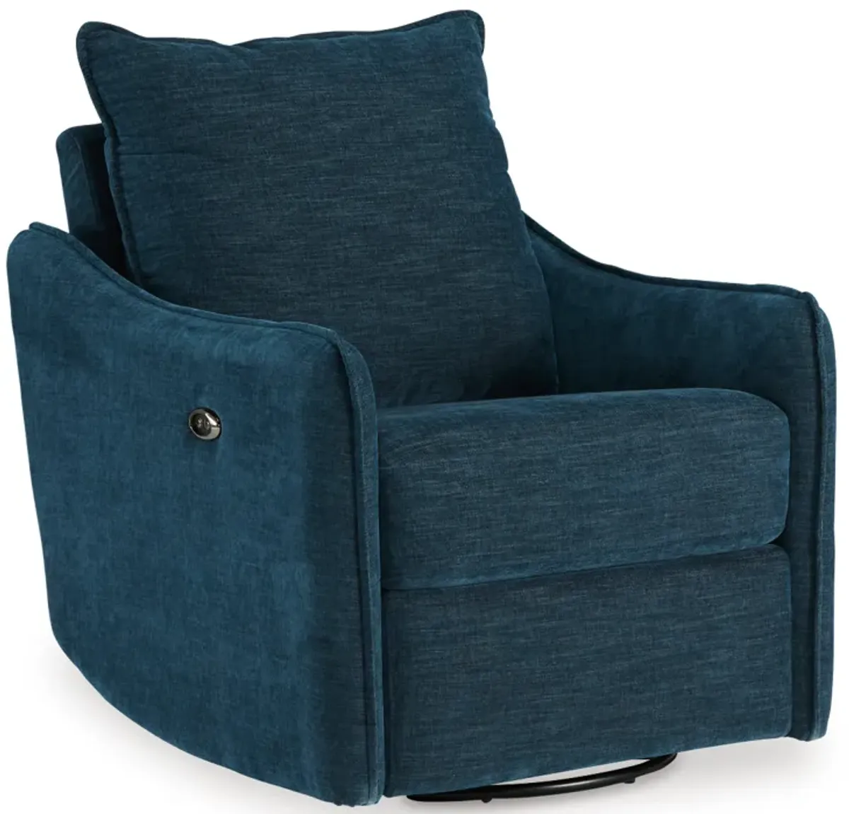 Signature Design by Ashley® McBurg Navy Swivel Power Recliner