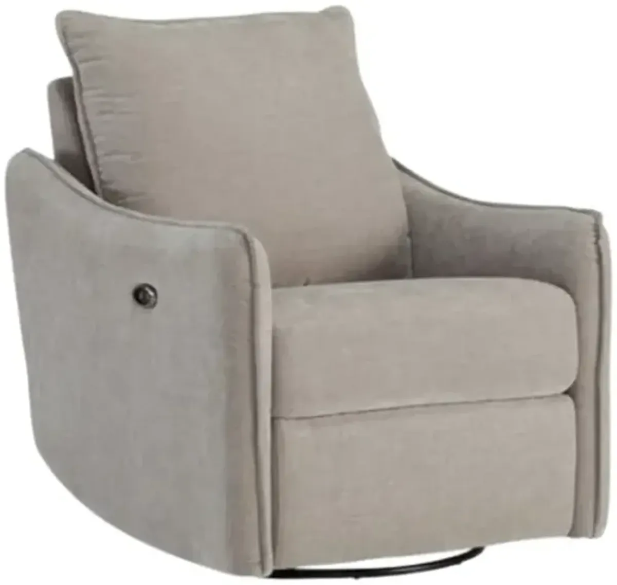 Signature Design by Ashley® McBurg Taupe Swivel Power Recliner