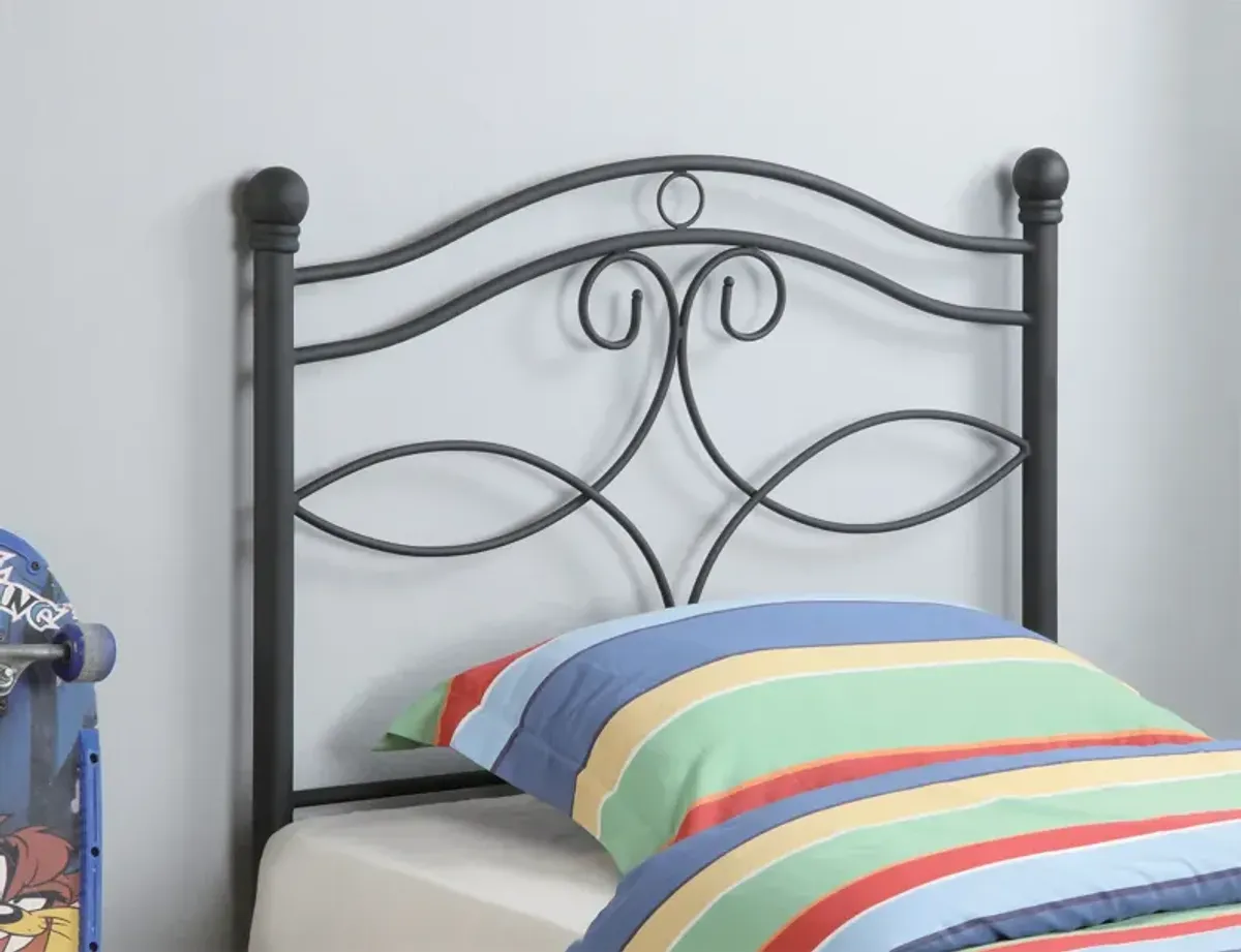 Coaster® Callie Youth Black Twin Metal Headboard