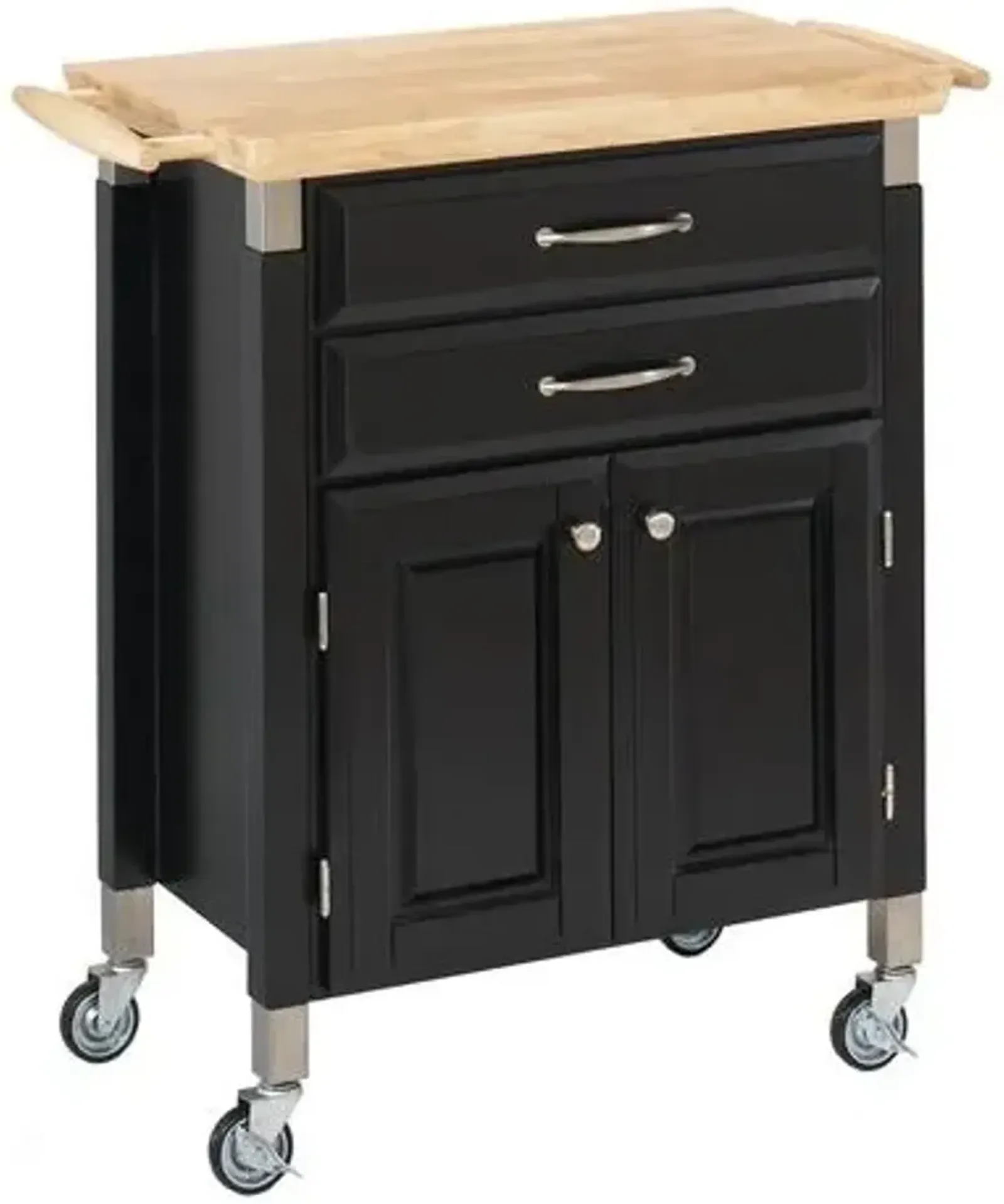 homestyles® Dolly Madison Black Kitchen Cart