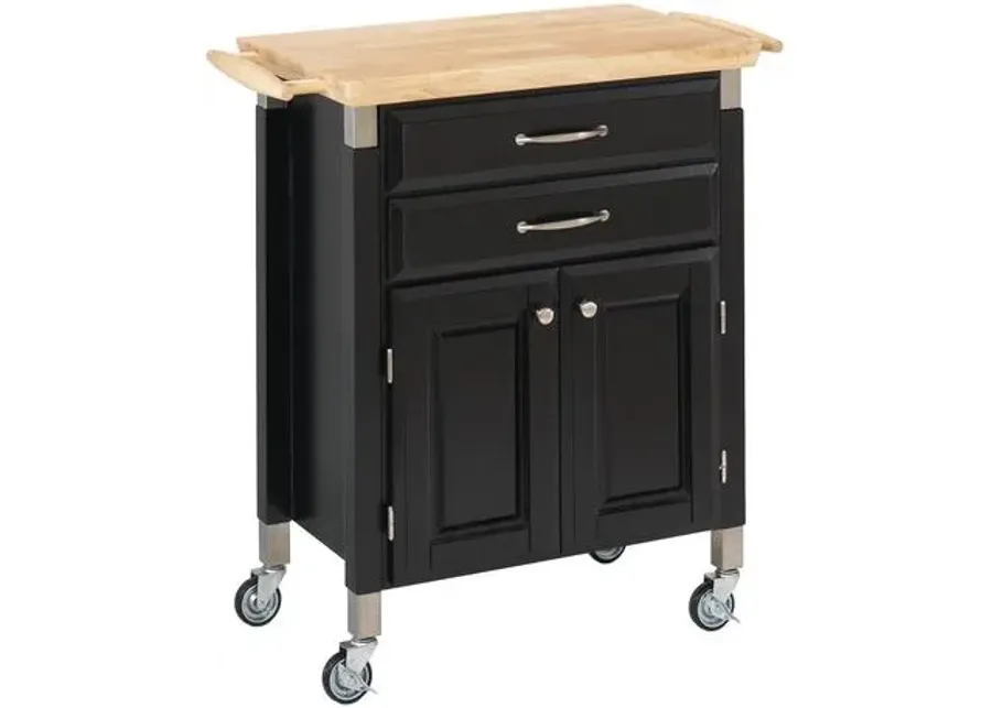 homestyles® Dolly Madison Black Kitchen Cart