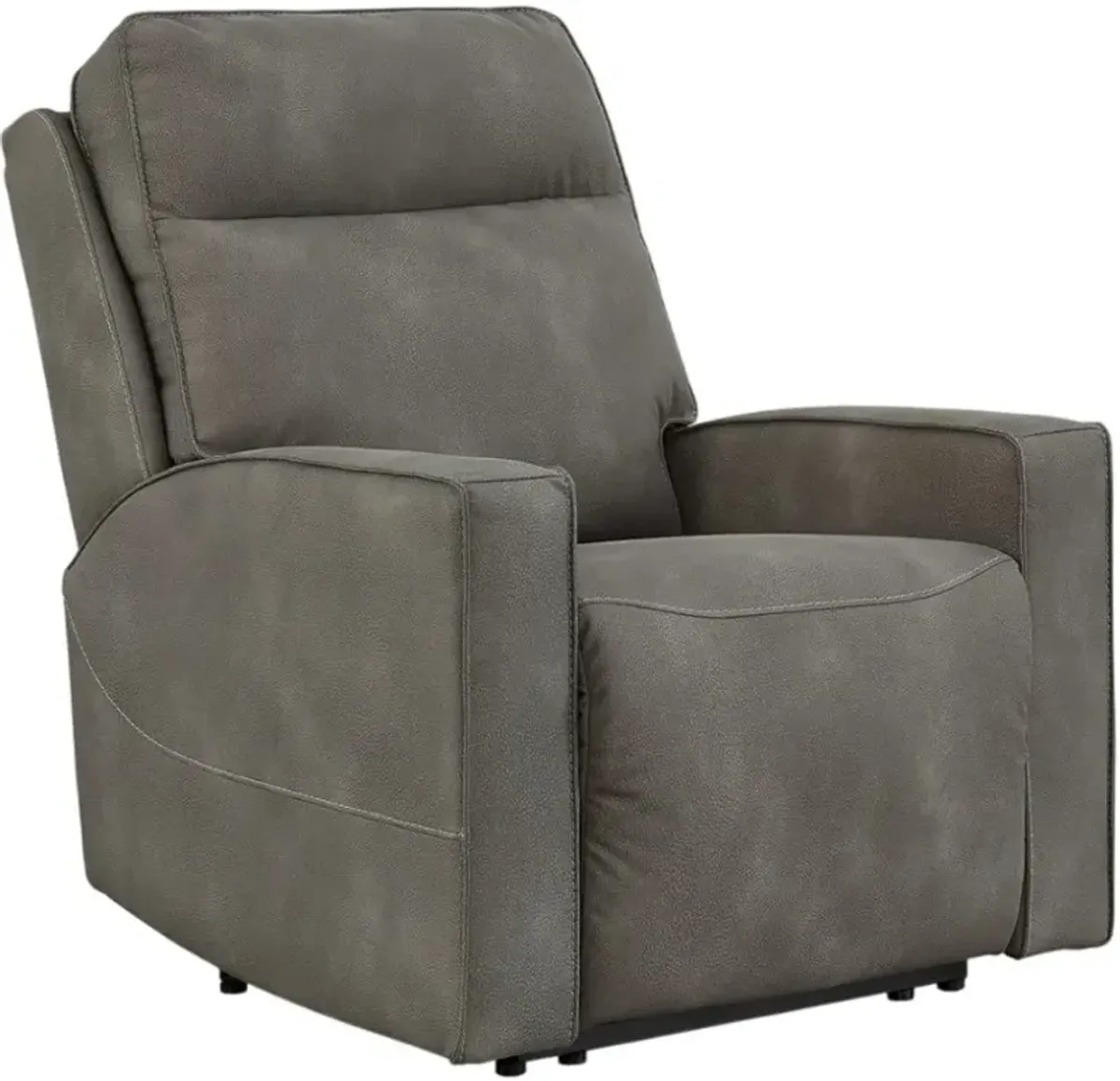Signature Design by Ashley® Next-Gen Durapella Slate 35" Power Recliner