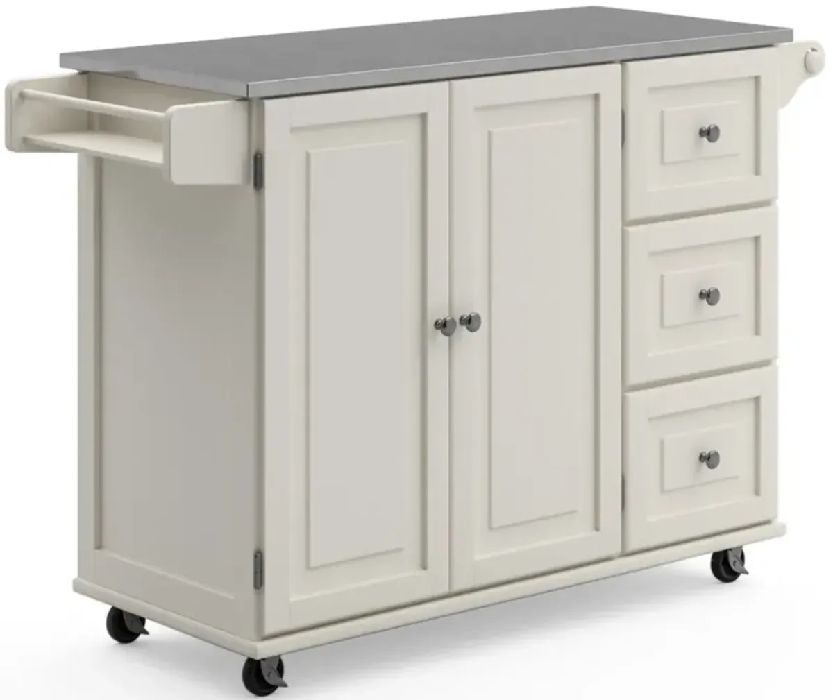 homestyles® Dolly Madison White Kitchen Cart