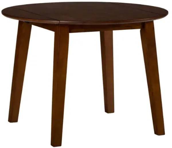 Jofran Inc. Simplicity Caramel Round Dropleaf Table