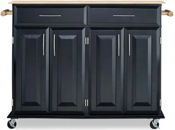 homestyles® Dolly Madison Black Kitchen Island