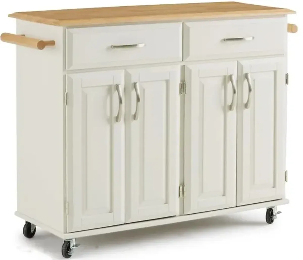 homestyles® Dolly Madison Off-White Kitchen Cart