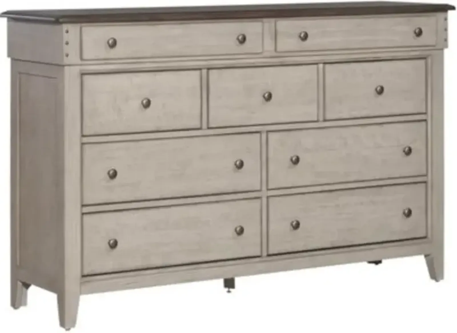 Liberty Furniture Ivy Hollow Dusty Taupe/Weathered Linen Dresser