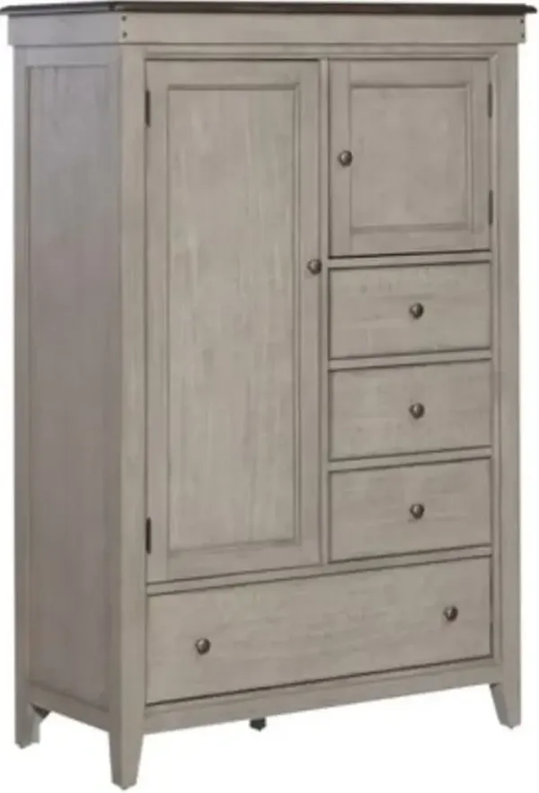 Liberty Furniture Ivy Hollow Dusty Taupe/Weathered Linen Door Chest