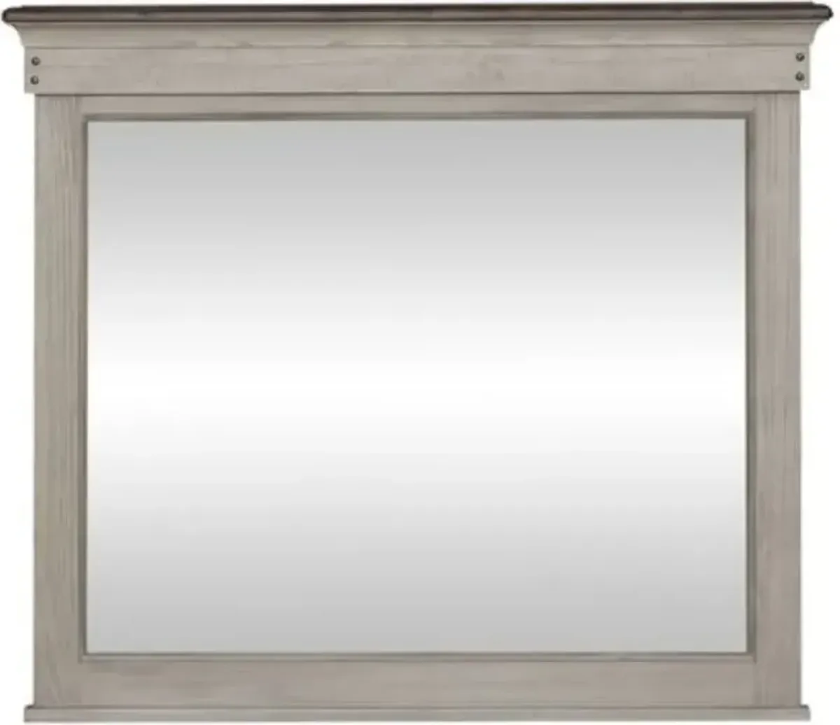 Liberty Furniture Ivy Hollow Dusty Taupe/Weathered Linen Mirror