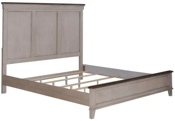 Liberty Furniture Ivy Hollow Weathered Linen King Panel Bed