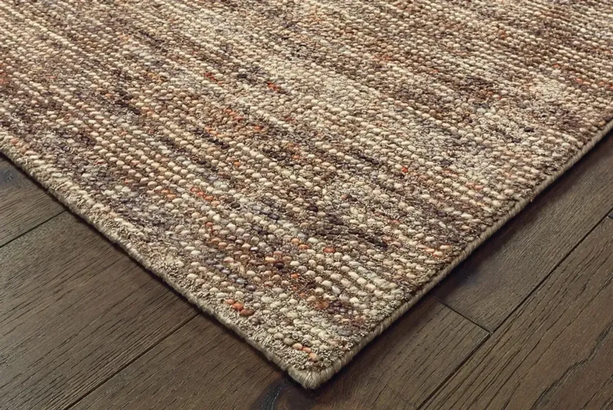 Oriental Weavers Lucent Brown 5'x8' Rug