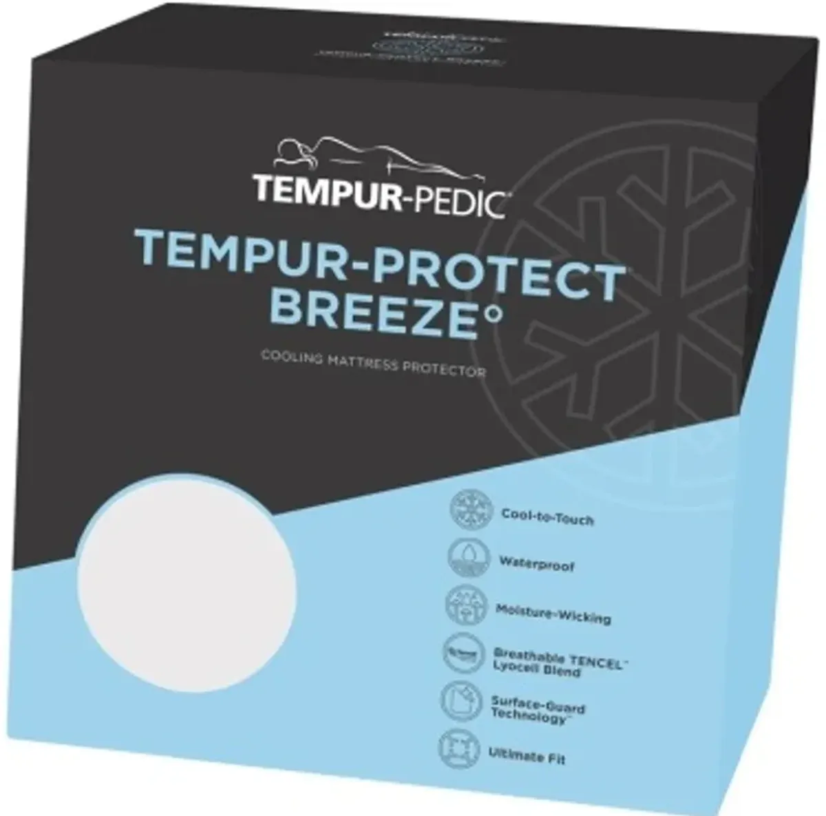 Tempur-Pedic® Tempur-Protect® Breeze Split King Mattress Protector