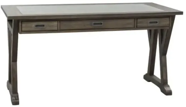 Liberty Furniture Stone Brook Rustic Saddle Executive Laptop Desk