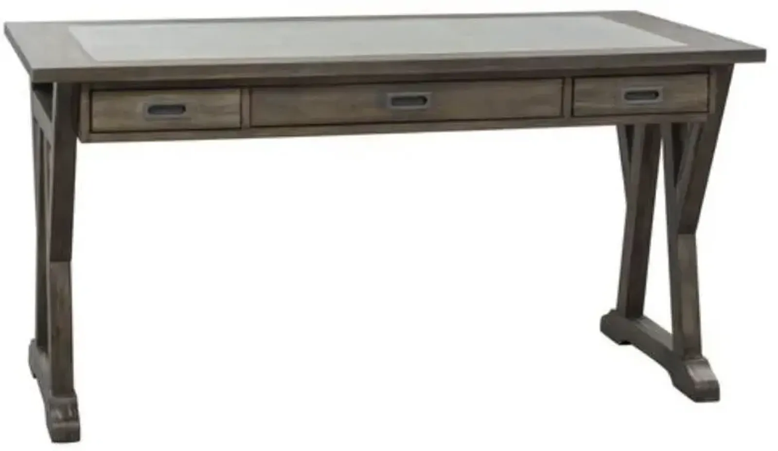 Liberty Furniture Stone Brook Rustic Saddle Executive Laptop Desk