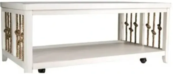 Liberty Furniture Dockside II White Cocktail Table