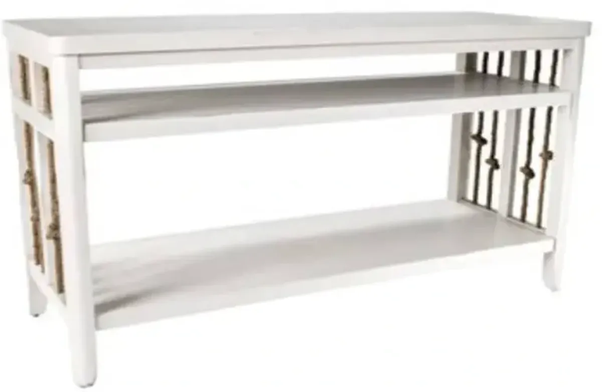 Liberty Furniture Dockside II White Sofa Table