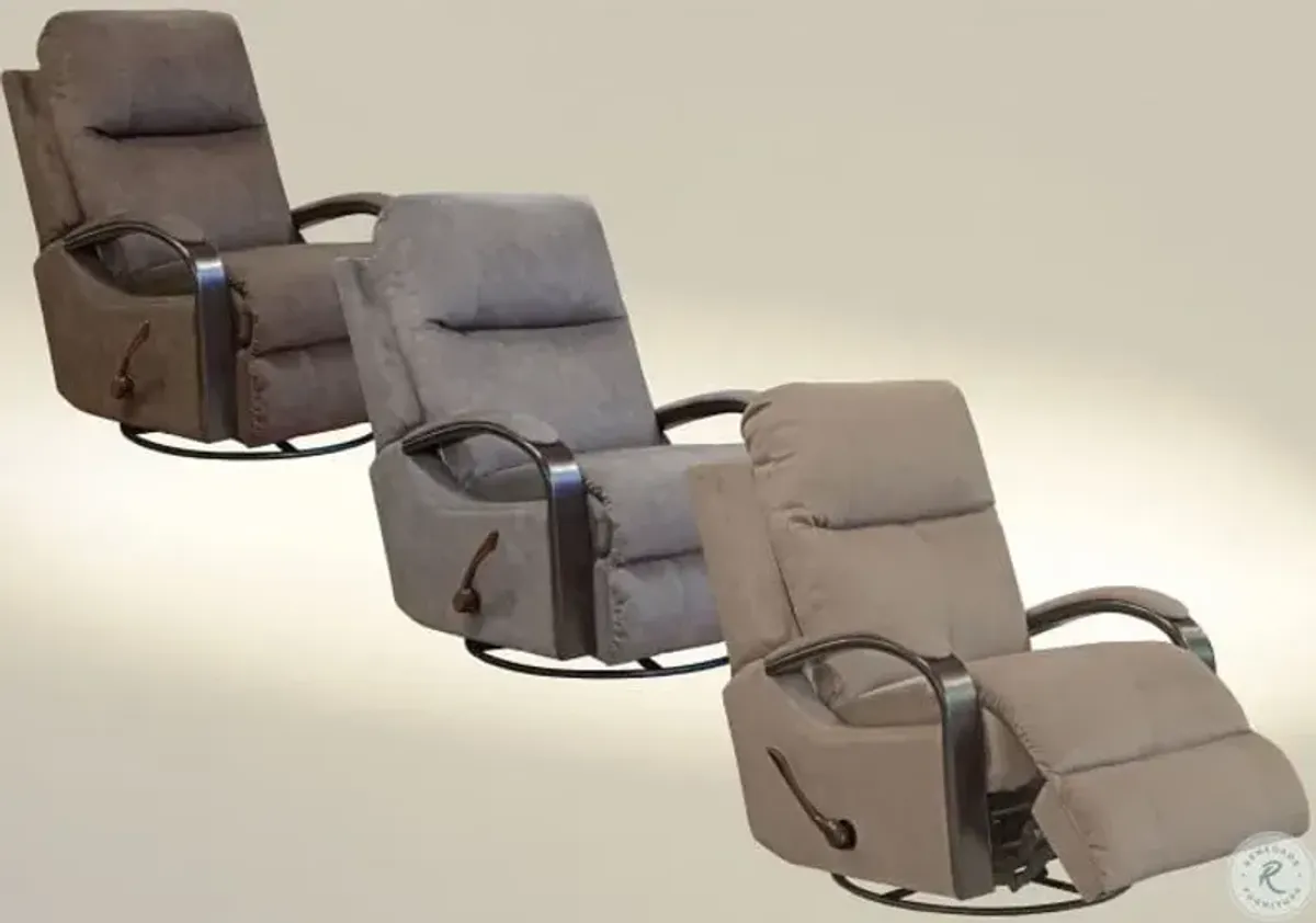 iAmerica Murray Chocolate Swivel Glider Recliner