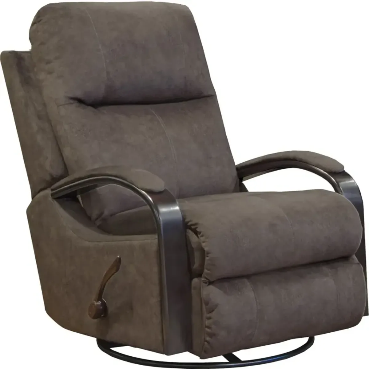 iAmerica Murray Chocolate Swivel Glider Recliner