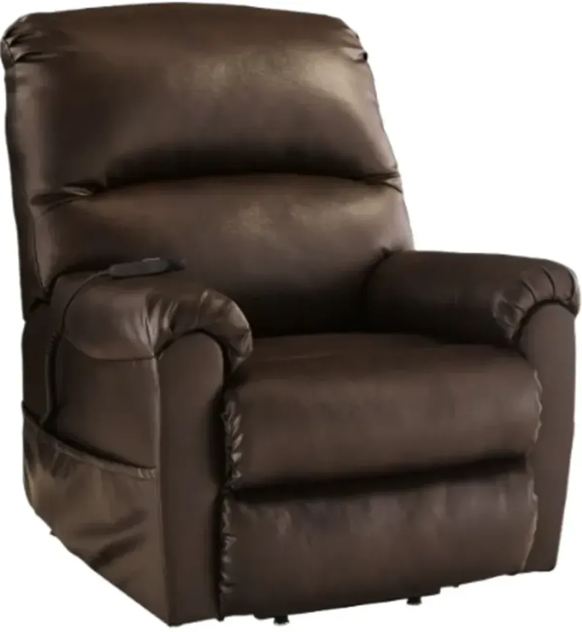 Signature Design by Ashley® Shadowboxer Chocolate Power Lift Recliner