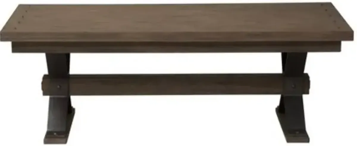 Liberty Sonoma Road Weather Beaten Bark Rectangular Cocktail Table