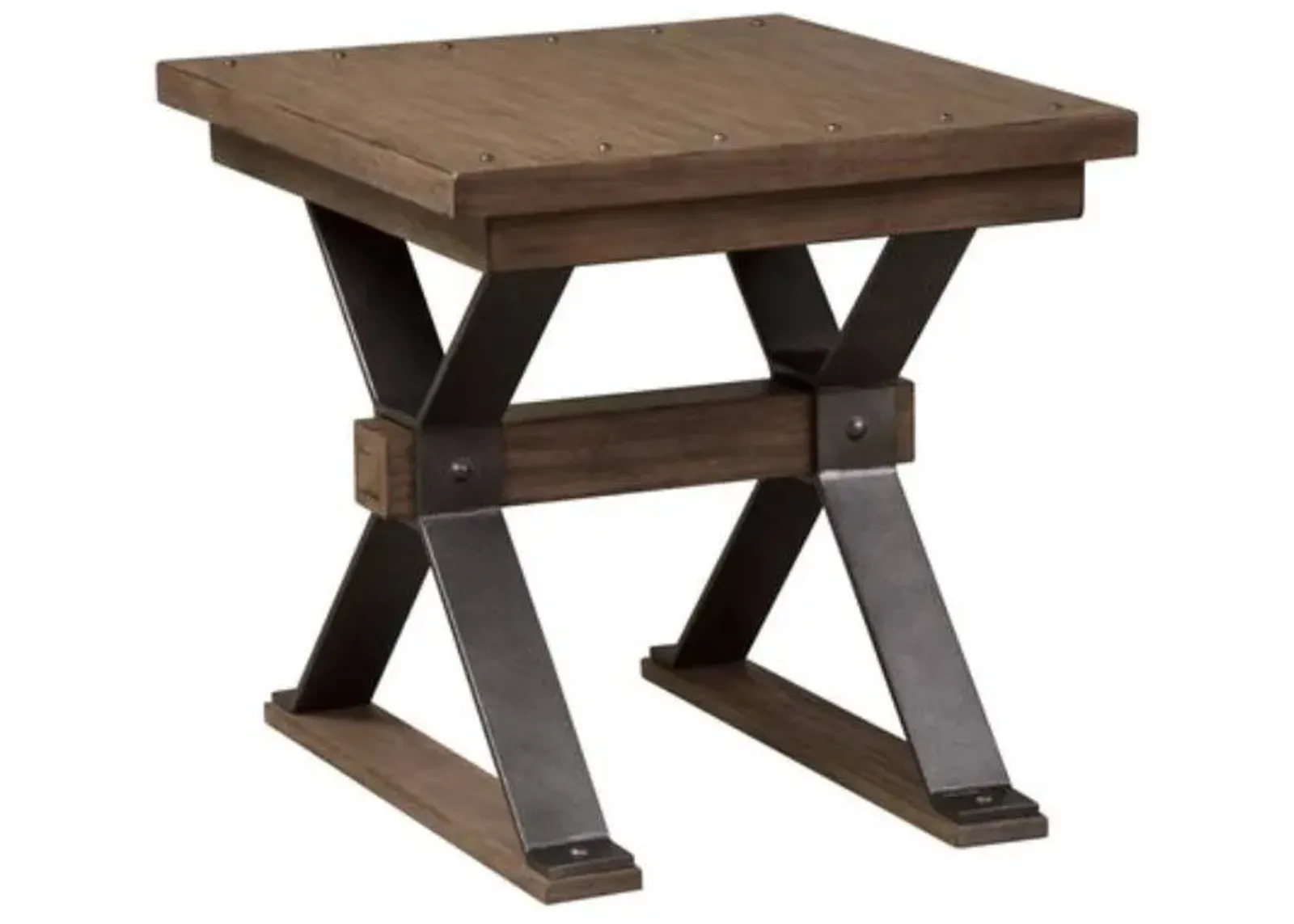 Liberty Sonoma Road Weather Beaten Bark End Table