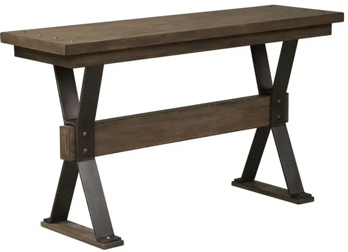 Liberty Furniture Sonoma Road Weather Beaten Bark Sofa Table