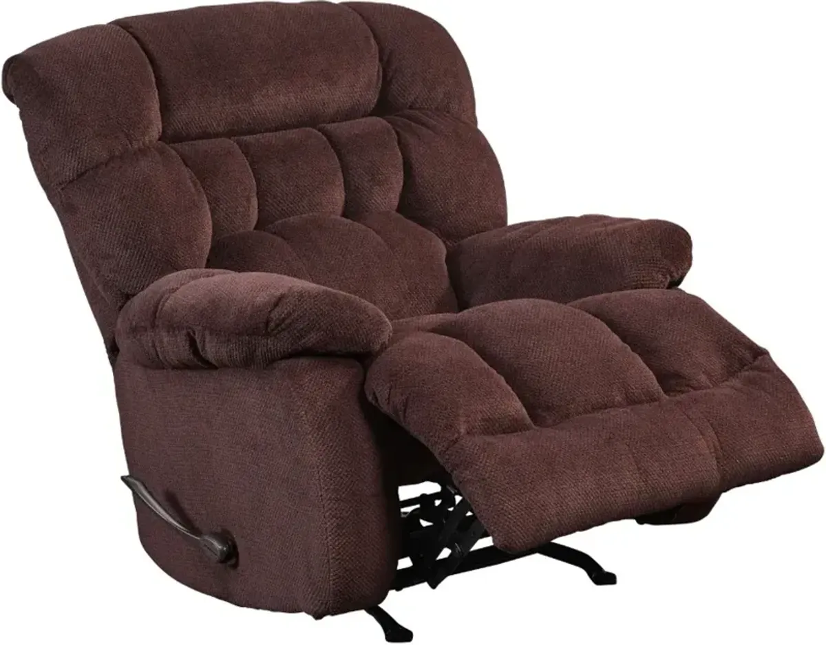 iAmerica Davis Cranapple Chaise Manual Rocker Recliner