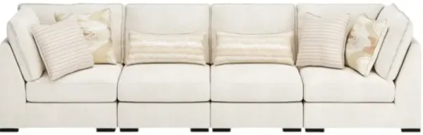 Benchcraft® Donelson Creek 4-Piece Vanilla Modular Sectional