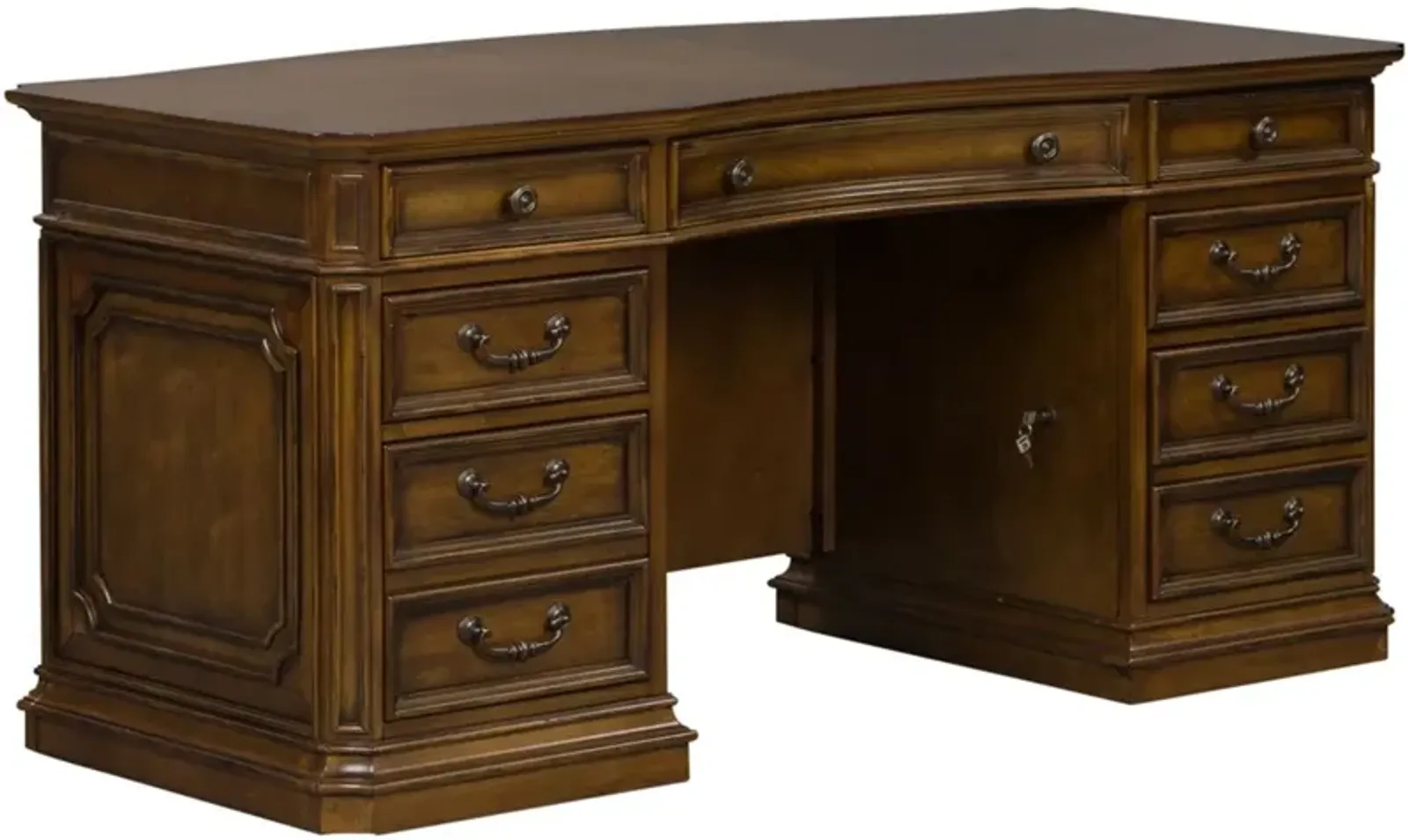 Liberty Furniture Amelia Antique Toffee Junior Executive Desk