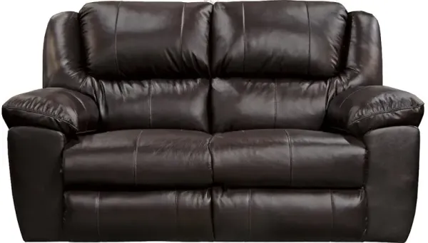 iAmerica Bruno Chocolate Rocking Reclining Loveseat